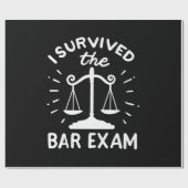 バー生き延び試験を弁護する ラッピングペーパー (フラット)