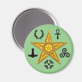 バー異教のンスター記号 マグネット (正面/裏面)