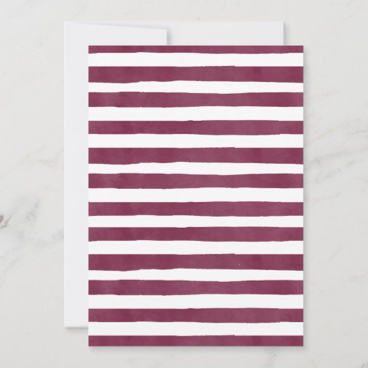 バー素朴グンディ秋インラブフローラカップルのシャワー 招待状 (裏面)