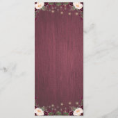 バー素朴グンディ・ウッド&ストリングライトのメ結婚ニュー メニュー (裏面)