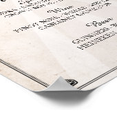 バー素朴スカルハロウィーンのサインウェディングレセプション ポスター (角)