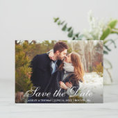 バー素朴ラップSave the Date Coule Photo 招待状 (スタンド正面)