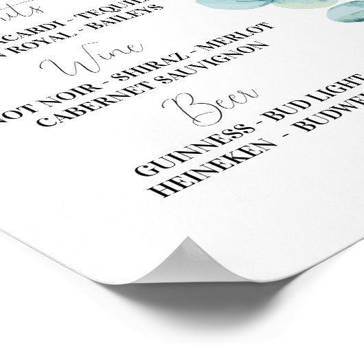 バー結婚のユーカリ離れスミント結婚ー ポスター (角)