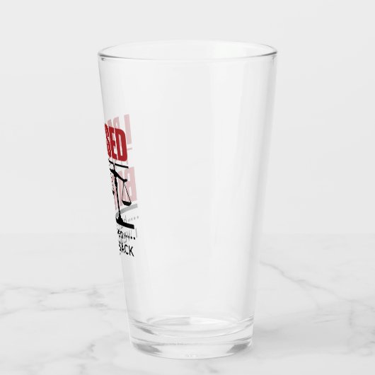 バー試験おもしろいの冗談バーに合格 タンブラーグラス (左)