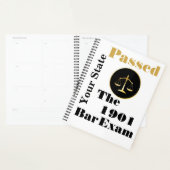 バー試験に合格(カスタマイズ州と年) プランナー手帳 (ディスプレー)