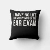 バー試験法おもしろい科大学卒業祝いデザイン クッション (裏面)