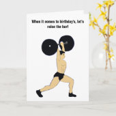 バー誕生日カードを上げる カード (黄色い花)