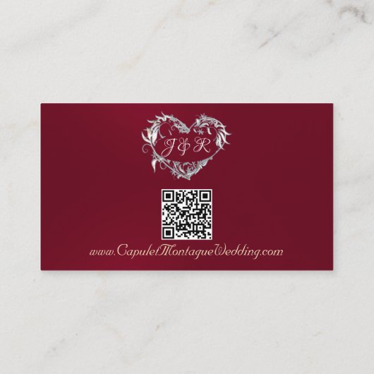 バー離れグンディの金ゴールドフレーム、QRコード エンクロージャーカード (裏面)