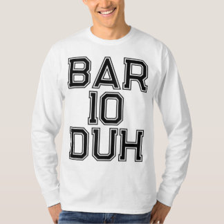 バー10 Duh BartenderギフトBarkeep おもしろいアルコール博士。 Tシャツ