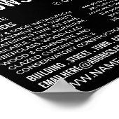 バー&シャッター、窓&ドアフィッター会社 ポスター (角)