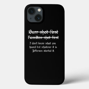 『バー・ショット・ファースト・アレクサンダー・ハミおもしろいルトン』 iPhone 13ケース
