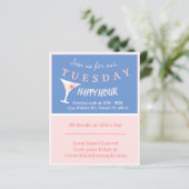 バー ハッピーアワーのチラシ (スタンド正面)