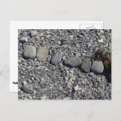 バー・ハーバーのビーチ・ロック夫妻 ポストカード (正面/裏面)