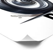 バー.バイクもしくは自転車に乗る人ウェルカムサイン ポスター (コーナー)