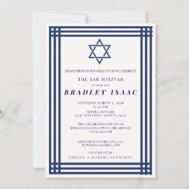 バー・ミツヴァの招待状 招待状