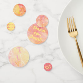 バー・ミツヴァまたはバット・ミツヴァ　シンプリー・サブル コンフェッティ