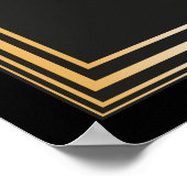 バー メニュー看板 | グレートギャツビー風の結婚式 ポスター (角)