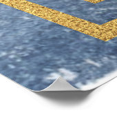 バー(ユダヤ教の)バル・ミツバーウェルカムサイン |水彩抽象芸術 ポスター (角)