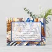 バー(ユダヤ教の)バル・ミツバーウォーター色タルライト3 招待状 (スタンド正面)