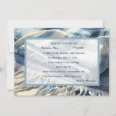 バー(ユダヤ教の)バル・ミツバーウォーター色タルライト4 招待状 (正面)