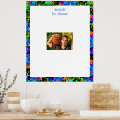 バー（ユダヤ教の）バル・ミツバーカスタム、フォト・サイン・イン・ボード ポスター (キッチン)