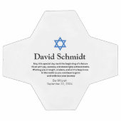 バー（ユダヤ教の）バル・ミツバーサッカーボール少年向けギフト サッカーボール (フラット)