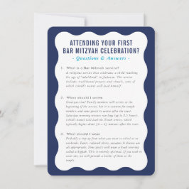 バー(ユダヤ教の)バル・ミツバーサービス情報アドバイスネイビー 招待状
