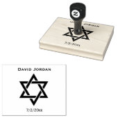 バー（ユダヤ教の）バル・ミツバースターオブデイヴィッドスタンプ ラバースタンプ (押印)