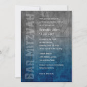 バー(ユダヤ教の)バル・ミツバースターオブデイヴィッドブルーグランジ 招待状 (正面)