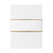 バー（ユダヤ教の）バル・ミツバースターオブデイヴィッドホワイトネイビー金ゴールド モダン 招待状ベリーバンド (裏面例)