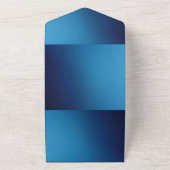 バー（ユダヤ教の）バル・ミツバーソン13シンプル オールインワン招待状 (外側)