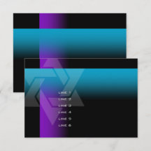 バー（ユダヤ教の）バル・ミツバーパープルとターコイズオン任意の色