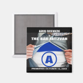 バー(ユダヤ教の)バル・ミツバーヒーローザデイトマグネット マグネット (正面/裏面)