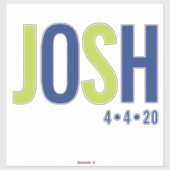 バー(ユダヤ教の)バル・ミツバーブはっきりしたロック型ネイビーブルー シール (シート)