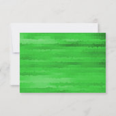 バー（ユダヤ教の）バル・ミツバーブライトグリーンテクノストリークス 招待状 (裏面)