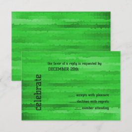 バー（ユダヤ教の）バル・ミツバーブライトグリーンテクノストリークス 招待状