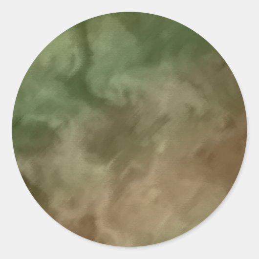 バー（ユダヤ教の）バル・ミツバーブラウンアンドグリーンマーブル ラウンドシール (正面)