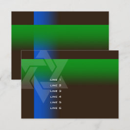 バー（ユダヤ教の）バル・ミツバーブルーと緑の色 招待状