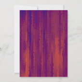 バー（ユダヤ教の）バル・ミツバープラム&オレンジテクノストリークス 招待状 (裏面)