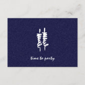 バー（ユダヤ教の）バル・ミツバーホワイトトーラー任意の色でスクロール カード (正面)