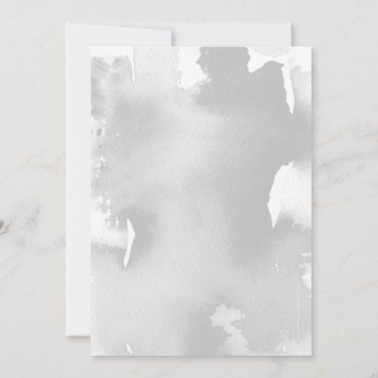 バー(ユダヤ教の)バル・ミツバーモダング淡い色のレー水色 招待状 (裏面)