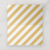 バー（ユダヤ教の）バル・ミツバーモダン海軍フェイク金ゴールド空白の プレイスカード (内部開封)