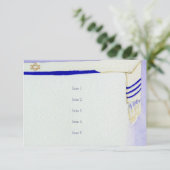 バー（ユダヤ教の）バル・ミツバーモチーフin水彩披露宴 カード (スタンド正面)