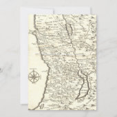 バー（ユダヤ教の）バル・ミツバー古代イスラエルの地図部族 招待状 (正面)