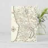 バー（ユダヤ教の）バル・ミツバー古代イスラエルの地図部族 招待状 (スタンド正面)