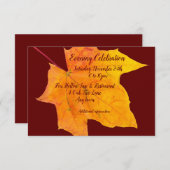 バー(ユダヤ教の)バル・ミツバー夕べ披露宴招待状筐体 エンクロージャーカード (正面/裏面)