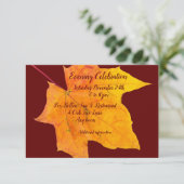 バー(ユダヤ教の)バル・ミツバー夕べ披露宴招待状筐体 エンクロージャーカード (スタンド正面)