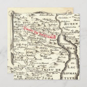 バー(ユダヤ教の)バル・ミツバー招待状ベンジャミンという少年 セーブザデート (正面/裏面)