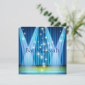 バー（ユダヤ教の）バル・ミツバー招待状、ライトステージ 招待状 (スタンド正面)