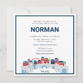 バー（ユダヤ教の）バル・ミツバー招芸術的待嘆き壁 招待状 (正面)